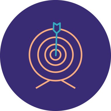 Modern simgenin vektör illüstrasyonu