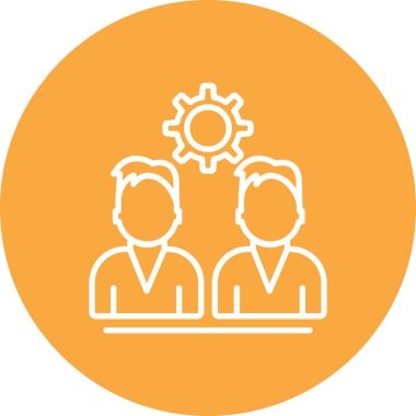 İş ve finans simgesinin vektör illüstrasyonu