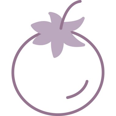 meyve ikonu vektör illüstrasyonu