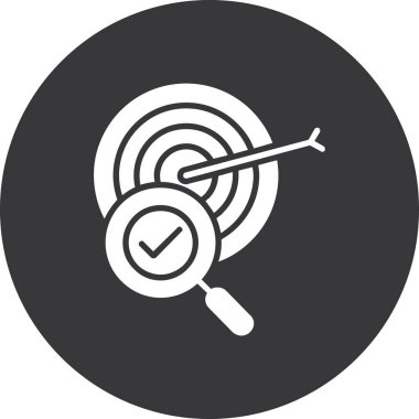 Eğilim biçimi izole edilmiş arkaplanda okçuluk simgesi