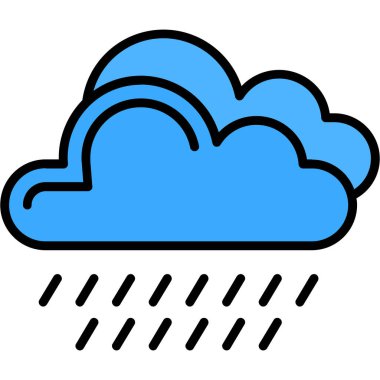 Hava durumu ikonu. vektör illüstrasyonu