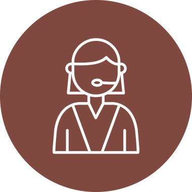 avatar. Web simgesi basit illüstrasyon