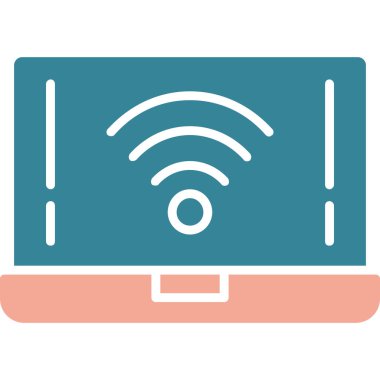 internet wifi vektör simgesi