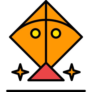 Cadılar Bayramı ikon vektör illüstrasyonu