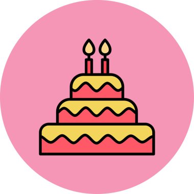 kek vektör simgesi, modern biçim