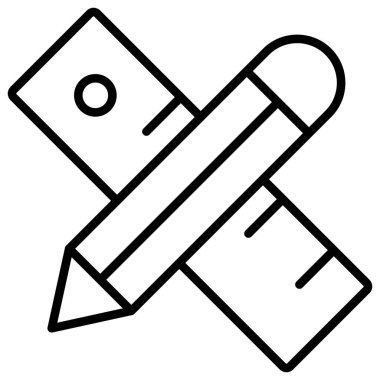 Kalem. Web simgesi basit tasarım