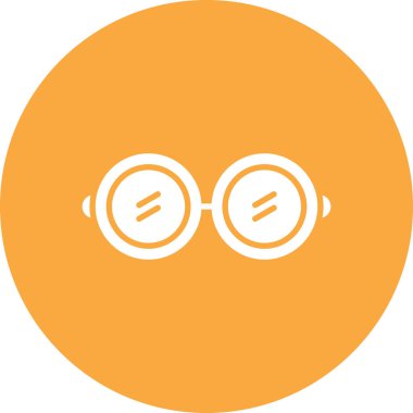 Gözlük. Web simgesi basit tasarım