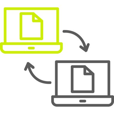 dosya dizini simgesi, vektör illüstrasyonu