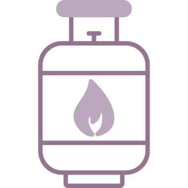 Gaz ocağı. Basit resimleme