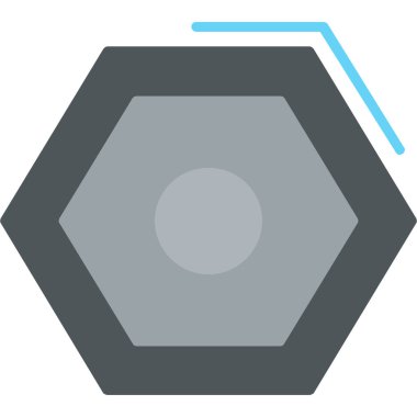 Altıgen vektör resim tasarımı