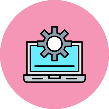 seo modern simgesinin vektör illüstrasyonu