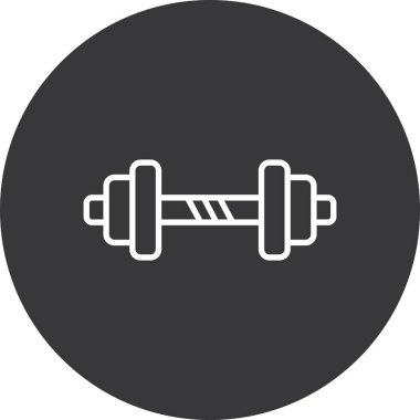 spor salonu simge vektör çizim