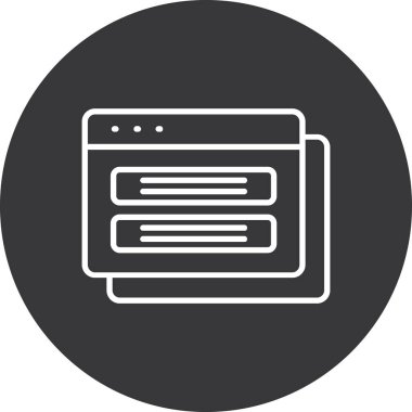 Resimlendirme tarayıcı simgesi, modern biçim