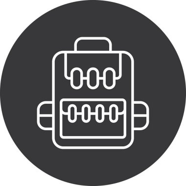 Modern simgenin vektör illüstrasyonu