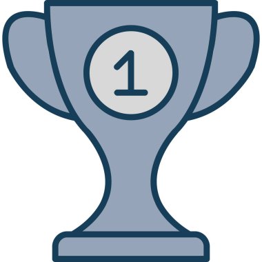 Kupa. Web simgesi basit tasarım