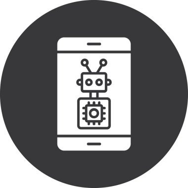 Cep telefonu. Web simgesi