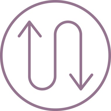 ok aşağı simge vektör illüstrasyonu