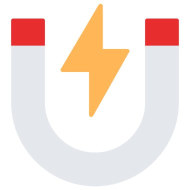 kuvvet düz vektör simgesi