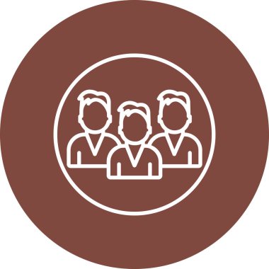 İnsan simgesinin vektör illüstrasyonu.