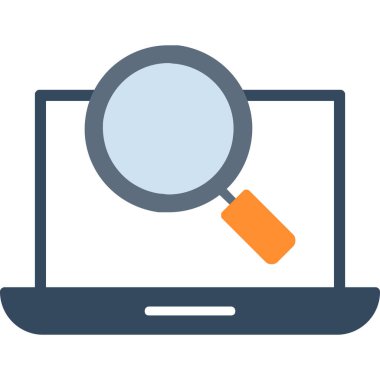 Arama vektörü simgesi, modern biçim