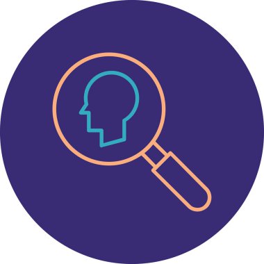 Arama simgesi vektör illüstrasyonu