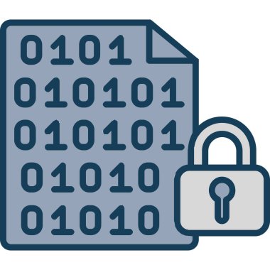 kilit kodu güvenli vektör çizimi