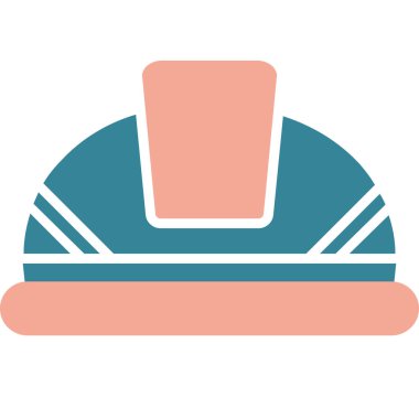 Şapka. Web simgesi basit illüstrasyon