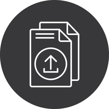 Modern simgenin vektör illüstrasyonu