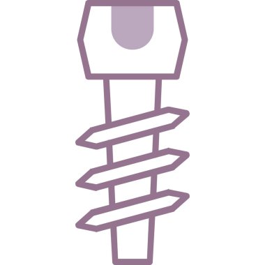 Meşale. Web simgesi basit illüstrasyon