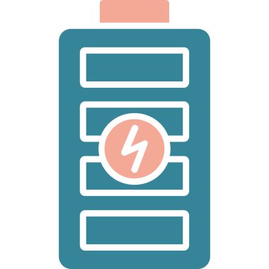 Pil. Web simgesi basit illüstrasyon