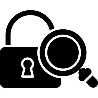 ikon vektör illüstrasyonunu kilitle