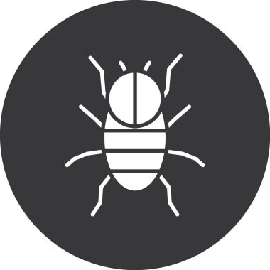 Böceğin vektör illüstrasyonu