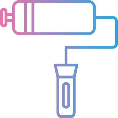 Enjeksiyon simgesi, vektör illüstrasyonu