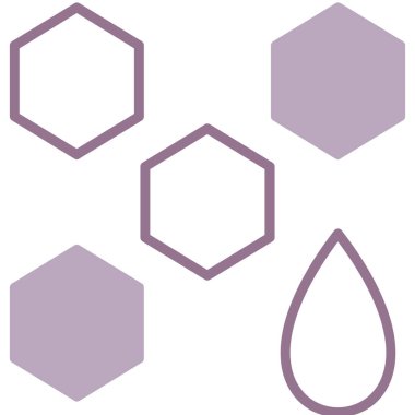 Bir damla simgesinin vektör illüstrasyonu