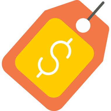 etiket simgesi vektör illüstrasyonu