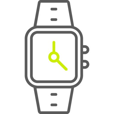 saat simgesi, vektör illüstrasyonu