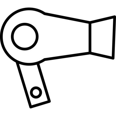 saç kurutma makinesi vektör simgesi