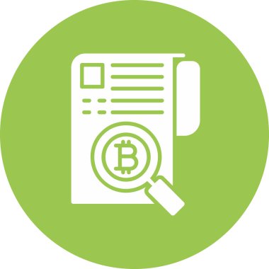 bitcoin. Web simgesi basit illüstrasyon