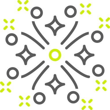 Kar tanesi. Web simgesi basit illüstrasyon