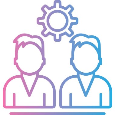 takım vektör simgesi modern basit illüstrasyon