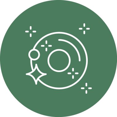 Pusulası olan bir pusulanın vektör çizimi