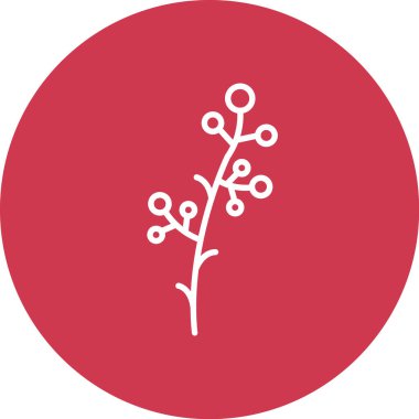 çiçek simgesi, vektör illüstrasyonu