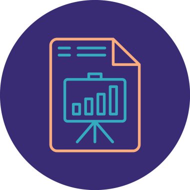 Belge simgesinin vektör illüstrasyonu