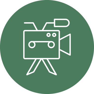 kamera simgesi vektör illüstrasyonu