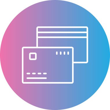 Kart. Web simgesi basit illüstrasyon