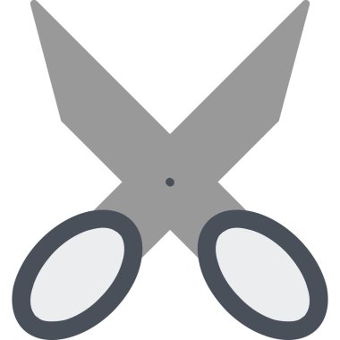 makasın karikatür simgesinin vektör çizimi