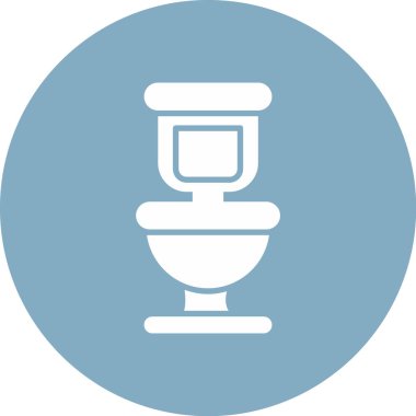 tuvalet ikonu vektör illüstrasyonu