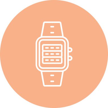smartwatch simge vektör çizimi