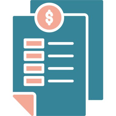 Dolar. Web simgesi basit illüstrasyon