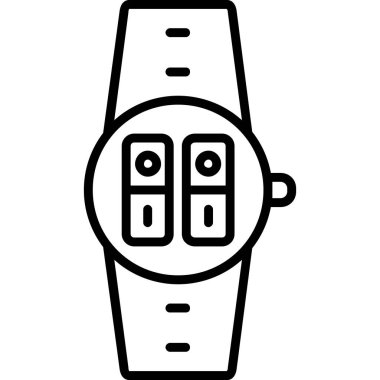 Alarm saat simgesi. Beyaz arkaplanda izole edilmiş web tasarımı için Alarm saat vektör simgesi taslağı